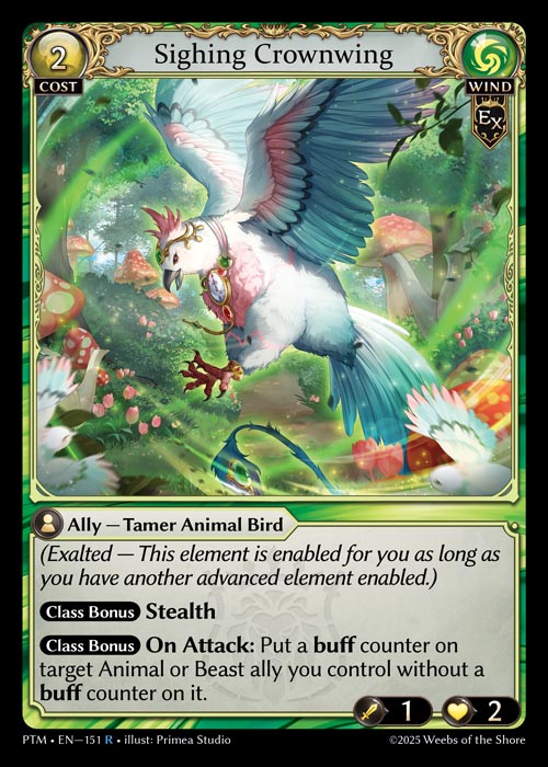 PTM-151 Sighing Crownwing (Rare)