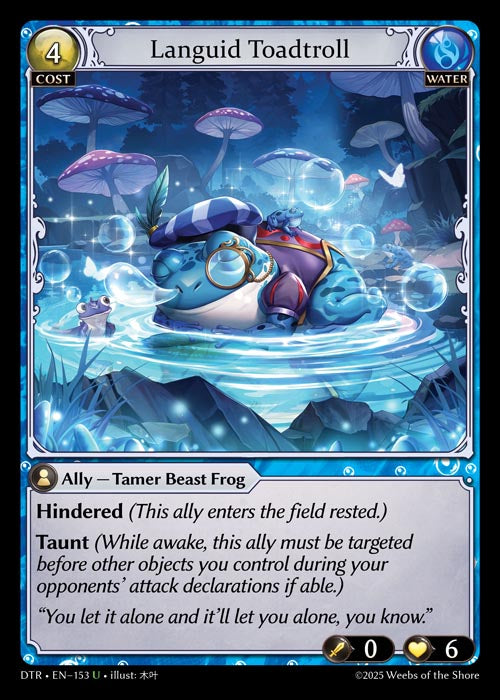 DTR-153 Foil-Languid Toadtroll (Uncommon)