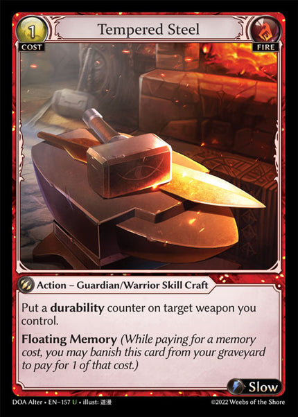 DOA Alter-157 Tempered Steel (Uncommon)