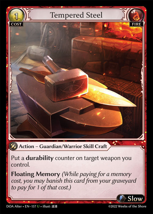 DOA Alter-157 Tempered Steel (Uncommon)