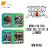 Union Arena Attack on Titan EX23BT Full Set Green Japanese