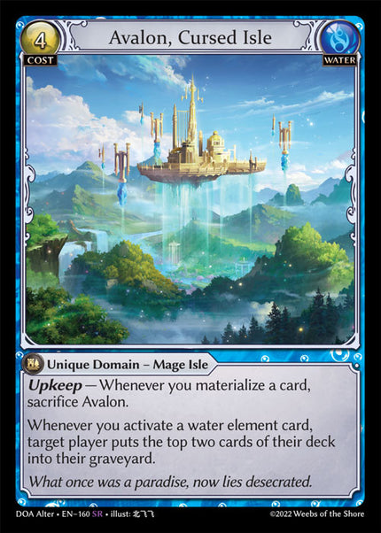 DOA Alter-160 Avalon, Cursed Isle (Super Rare)