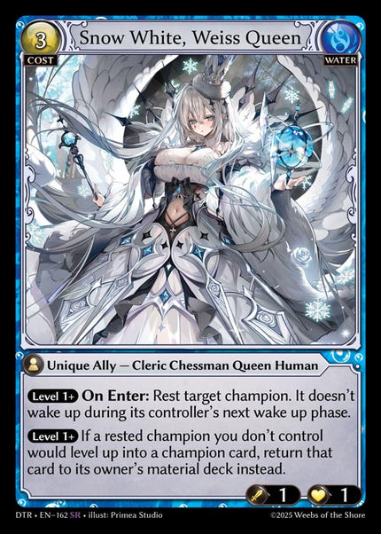 DTR-162 Snow White, Weiss Queen (Super Rare)