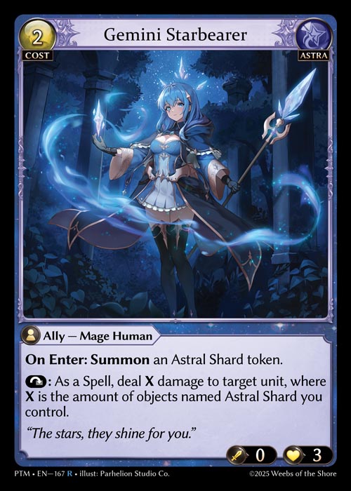 PTM-167 Gemini Starbearer (Rare)