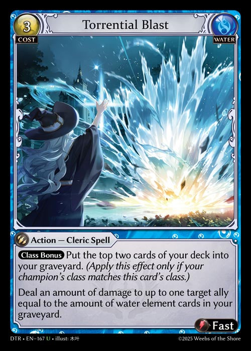 DTR-167 Torrential Blast (Uncommon)