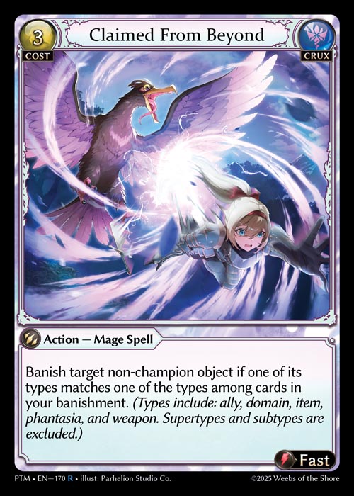 PTM-170 Foil-Claimed From Beyond (Rare)