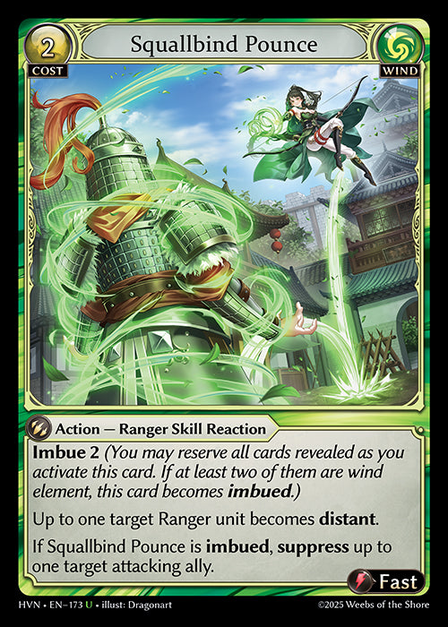 HVN-173Squallbind Pounce (Uncommon)