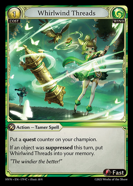HVN-179 Foil-Whirlwind Threads (Common)