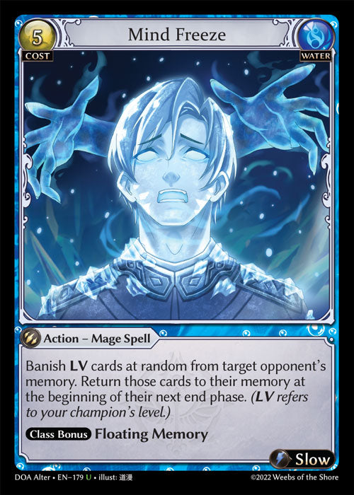 DOA Alter-179 Mind Freeze (Uncommon)