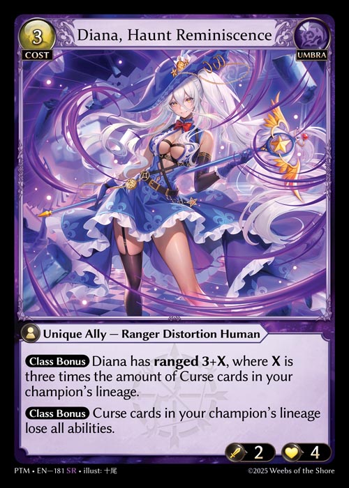 PTM-181 Diana, Haunt Reminiscence (Super Rare)