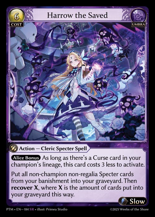 PTM-184 Foil-Harrow the Saved (Super Rare)