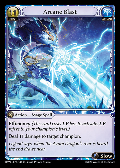 HVN-184Arcane Blast (Common)