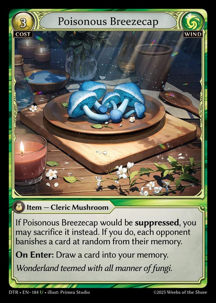 DTR-184 Poisonous Breezecap (Uncommon)