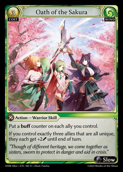AMB Alter-185 Oath of the Sakura (R)