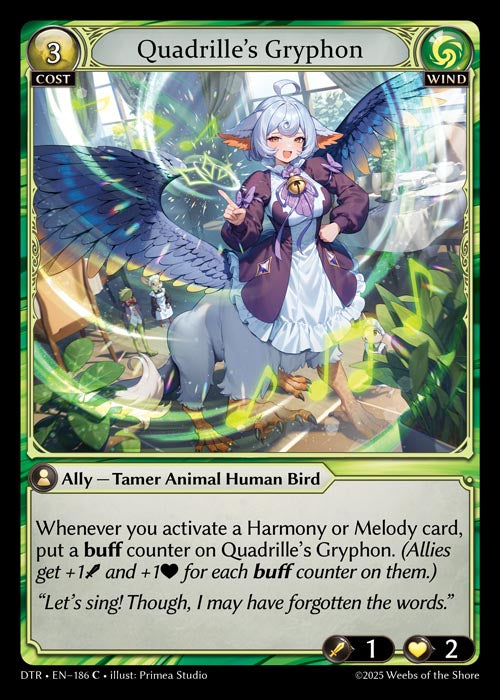 DTR-186 Foil-Quadrille's Gryphon (Common)
