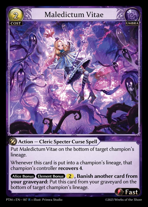 PTM-187 Maledictum Vitae (Rare)