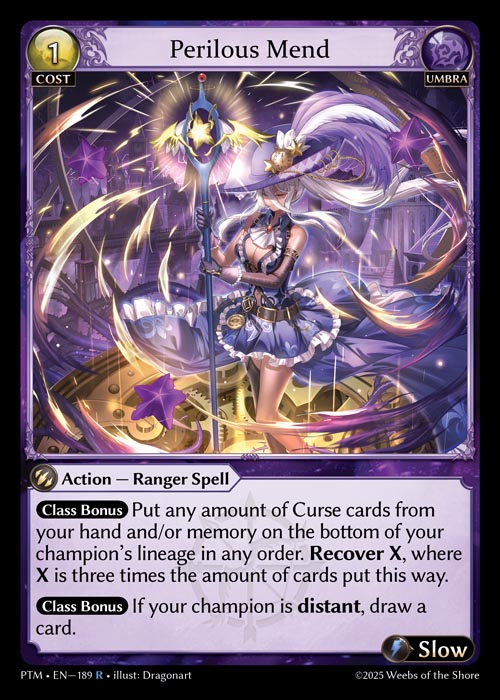 PTM-189 Foil-Perilous Mend (Rare)
