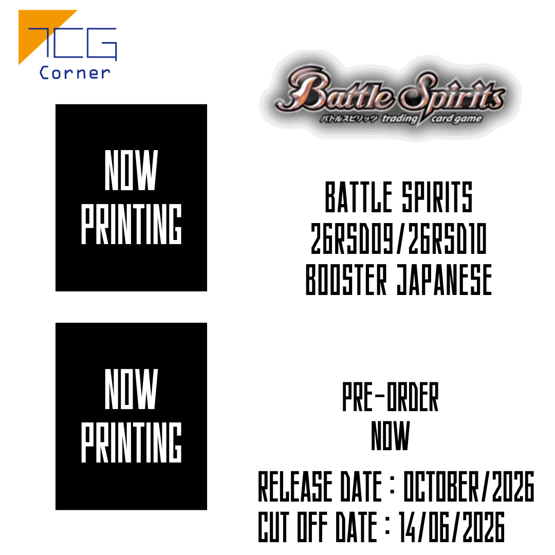 Battle Spirits 26RSD09/26RSD10 Booster Japanese Pre-Order