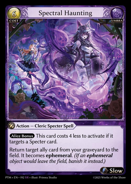 PTM-192 Foil-Spectral Haunting (Super Rare)