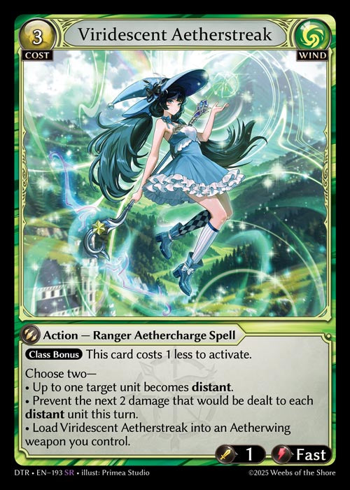 DTR-193 Viridescent Aetherstreak (Super Rare)
