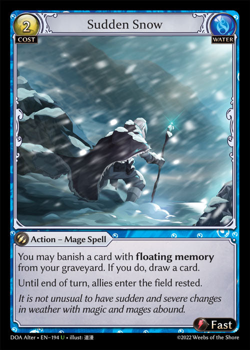 DOA Alter-194 Sudden Snow (Uncommon)