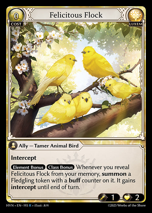 HVN-195Felicitous Flock (Rare)