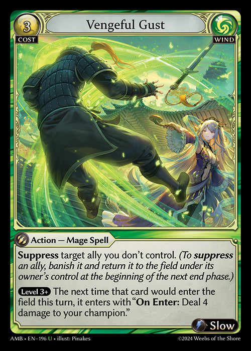 AMB-196 Foil-Vengeful Gust (U)