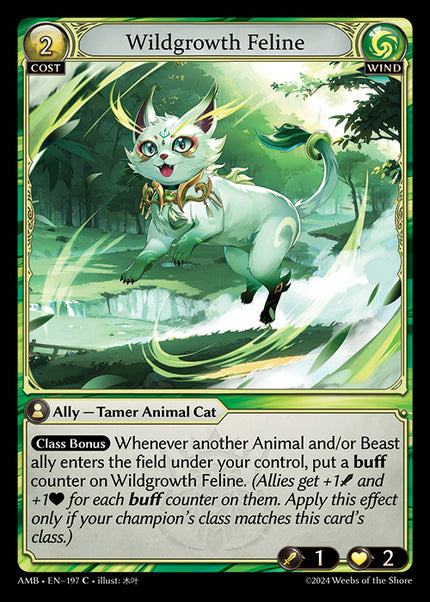 AMB-197 Wildgrowth Feline (C)