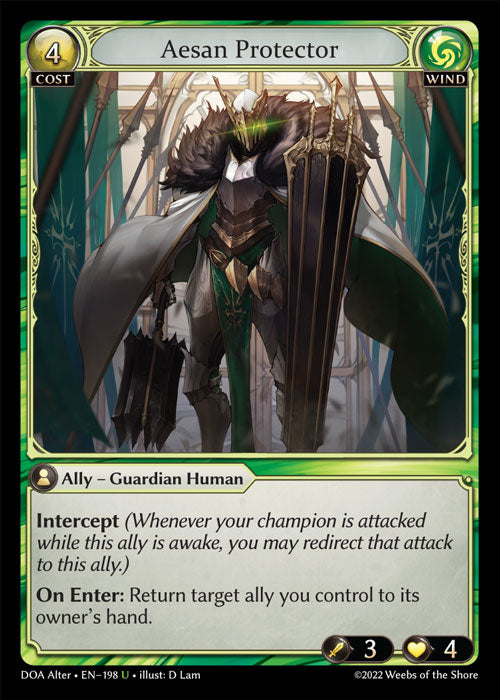 DOA Alter-198 Aesan Protector (Uncommon)