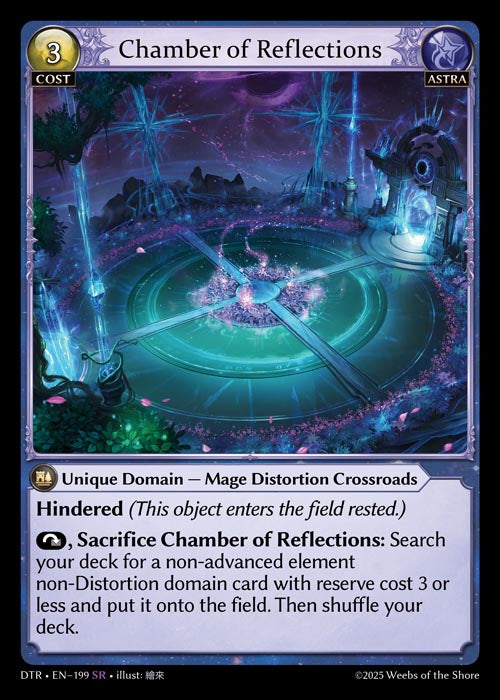 DTR-199 Foil-Chamber of Reflections (Super Rare)