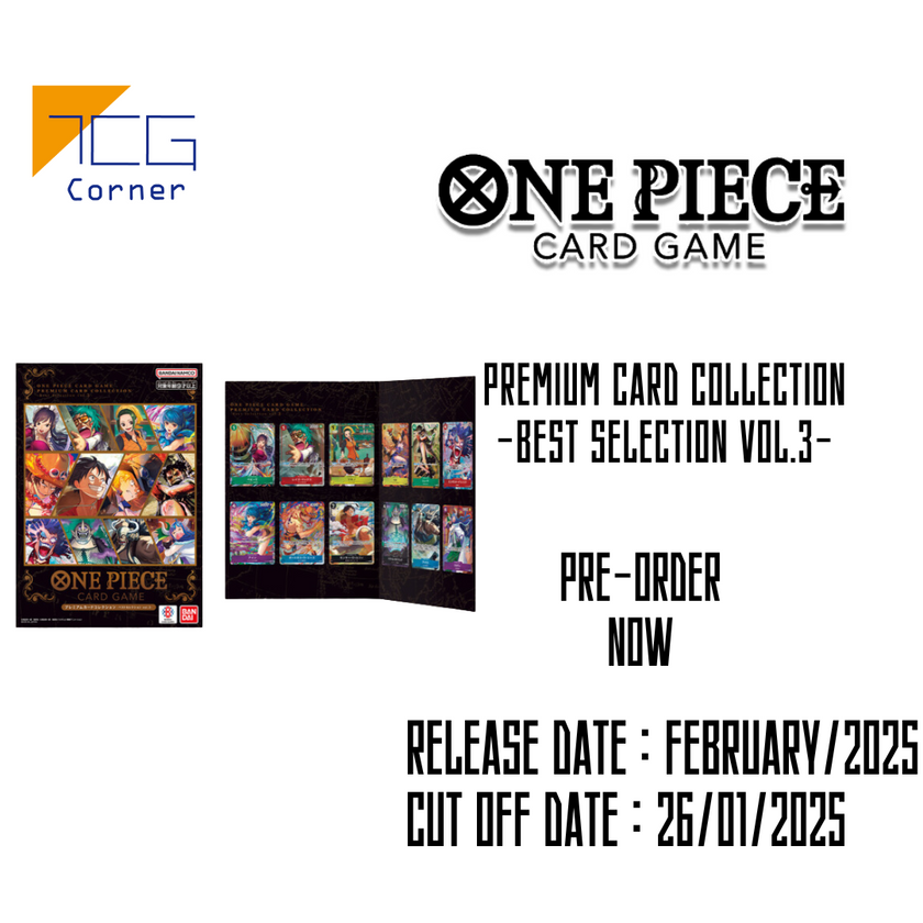 One Piece Card Game PREMIUM CARD COLLECTION -BEST SELECTION VOL.3- Japanese Pre-Order