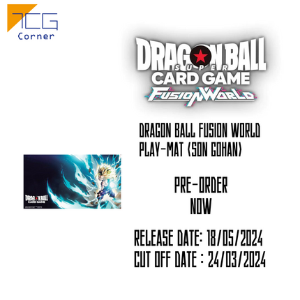 Dragon Ball Fusion World Play-mat <Son Gohan> Pre-Order