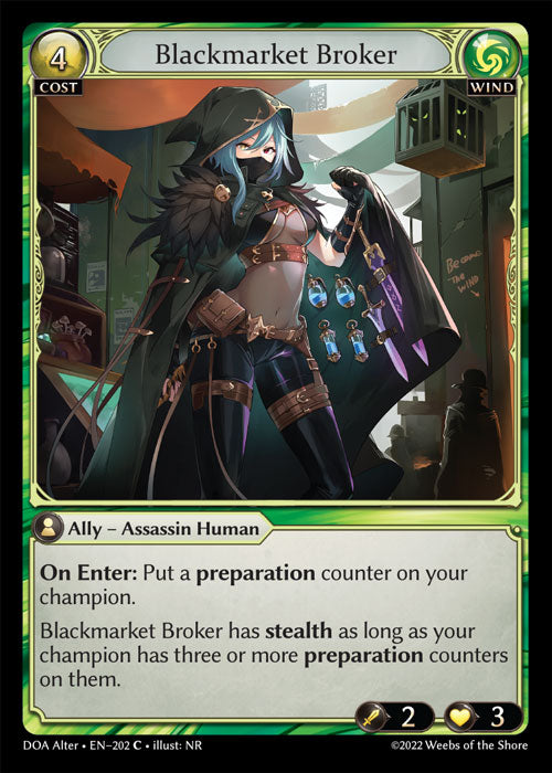 DOA Alter-202 Blackmarket Broker (Common)