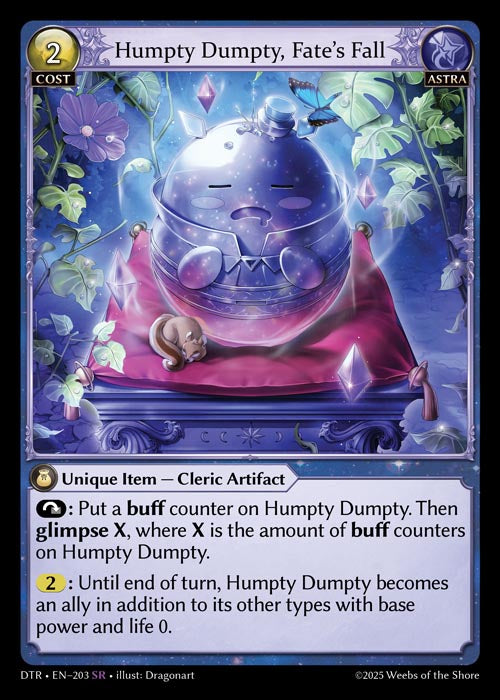 DTR-203 Humpty Dumpty, Fate's Fall (Super Rare)