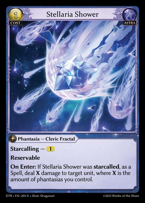DTR-204 Stellaria Shower (Rare)