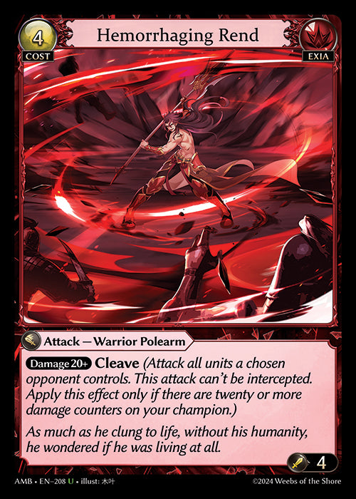 AMB-208 Foil-Hemorrhaging Rend (U)