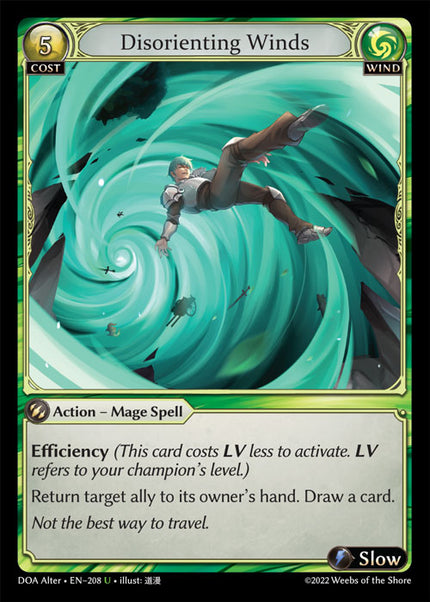 DOA Alter-208 Disorienting Winds (Uncommon)