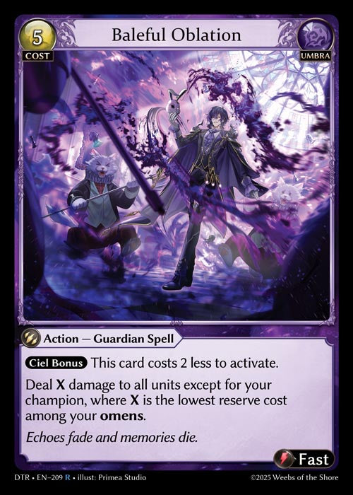 DTR-209 Baleful Oblation (Rare)