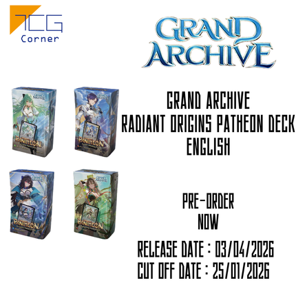 Grand Archive Radiant Origins Patheon Deck English Pre-Order