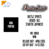 Battle Spirits [RSD01-06] Starter Japanese Pre-Order