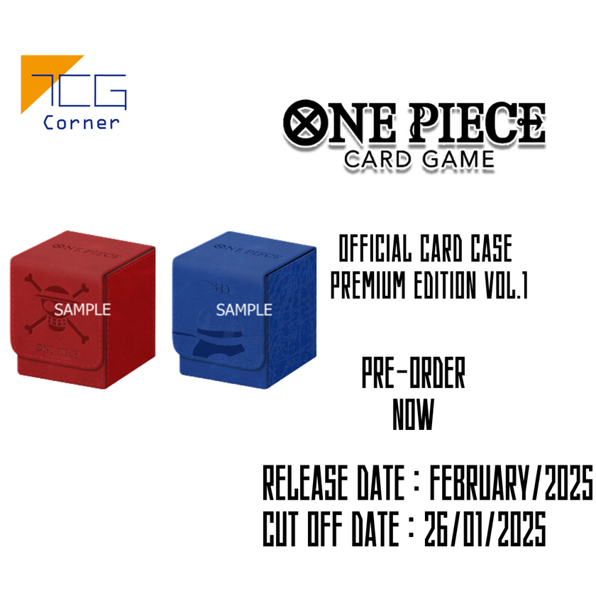 One Piece Card Game OFFICIAL CARD CASE  PREMIUM EDITION VOL.1 Pre-Order
