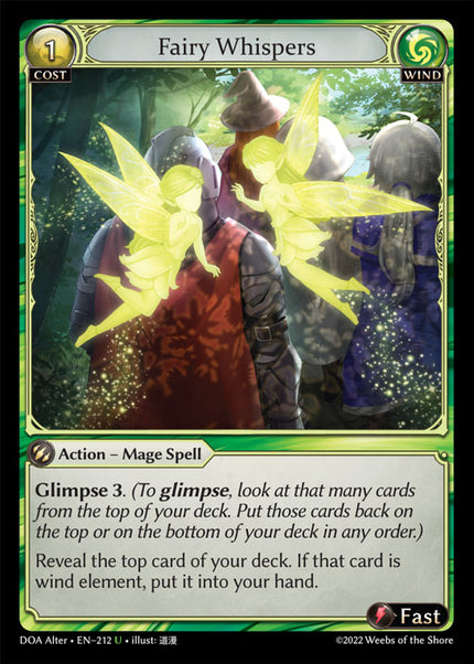 DOA Alter-212 Fairy Whispers (Uncommon)