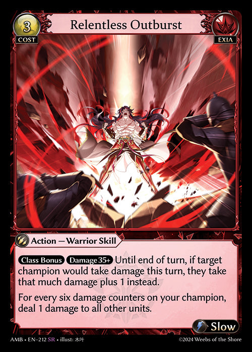 AMB-212 Relentless Outburst  (SR)