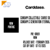 Gundam Collectible Cards SD Gundam G Generation Eternal Pre-Order
