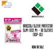 Broccoli Sleeve Protector Slim (Size M) - 80 Sleeves [BSP-05]
