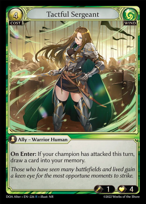 DOA Alter-226 Tactful Sergeant (Rare)