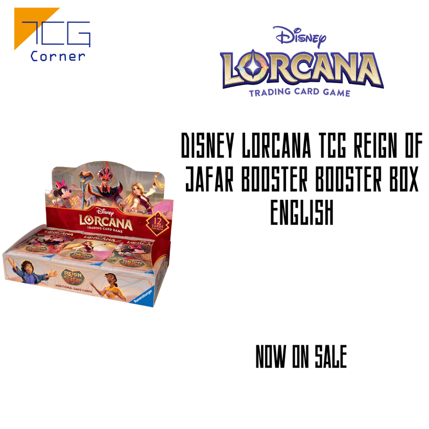 Disney Lorcana TCG Reign of Jafar Booster Booster Box English TCG Corner Disney Lorcana TCG Reign of Jafar Booster Booster Box English TCG Corner