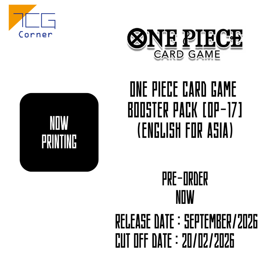 ONE PIECE CARD GAME BOOSTER PACK [OP-17] (ENGLISH FOR ASIA) Pre-Order