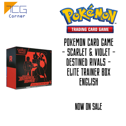 Pokemon Card Game - Scarlet & Violet - Destined Rivals - ELITE TRAINER BOX English