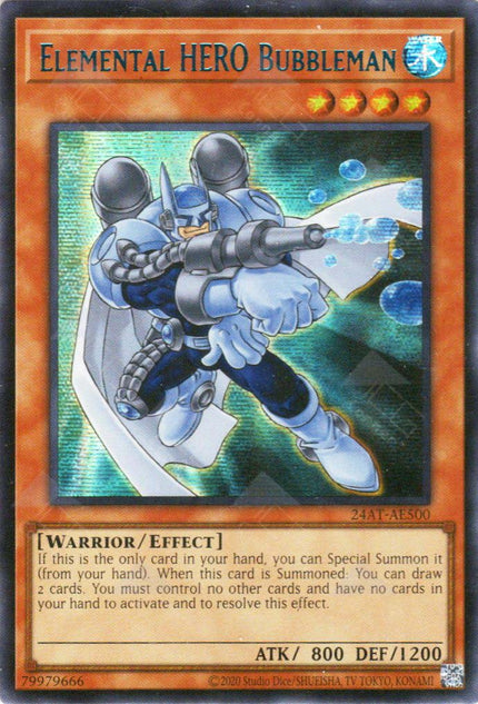 24AT-AE500 Elemental HERO Bubbleman (Special Blue Version)